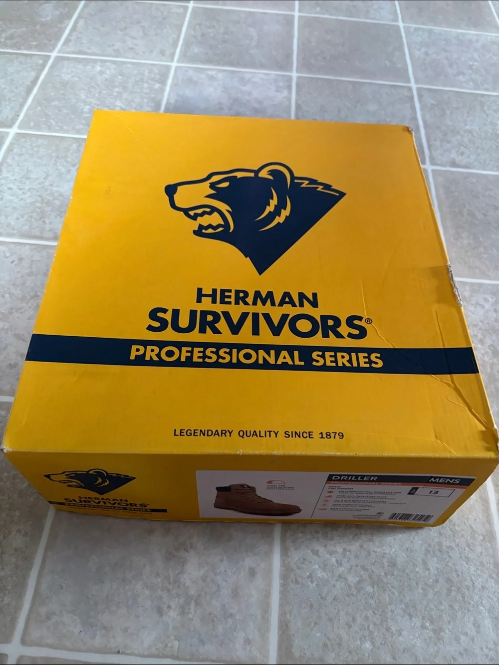 Herman Survivors Men's Driller Steel Toe Work Boots, - New in Box